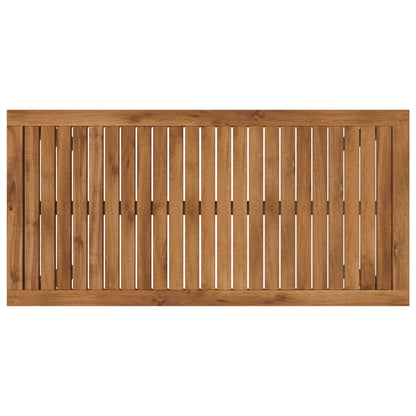 vidaXL Coffee Table Natural 49 x 100.5 x 45 cm Solid Acacia Wood