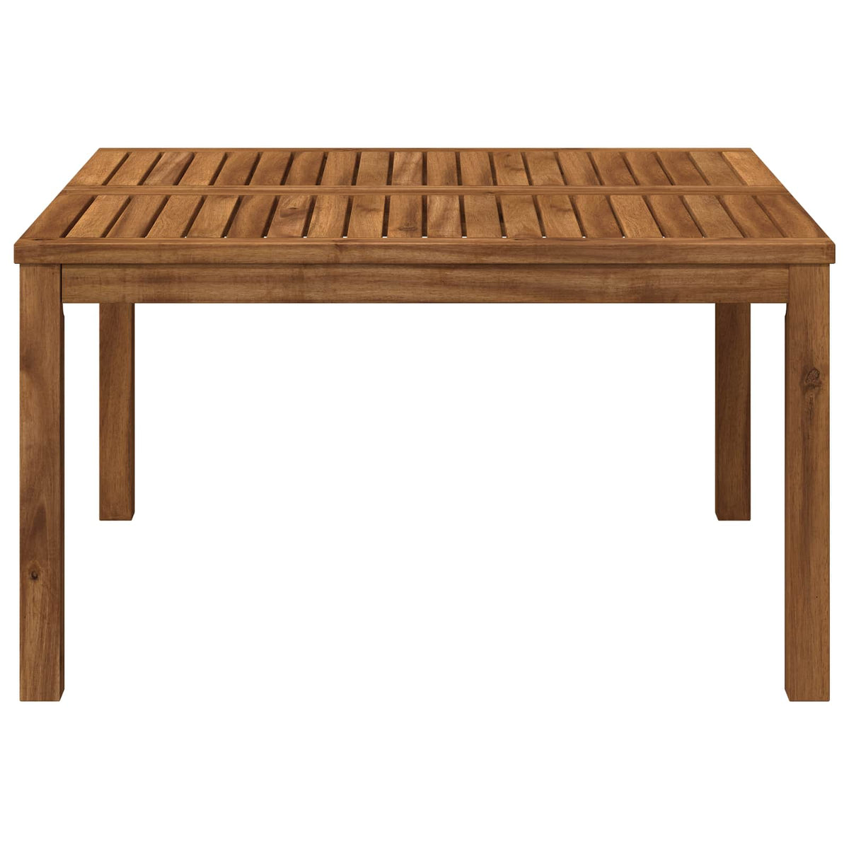 vidaXL Coffee Table Natural 80 x 80.5 x 45 cm Solid Acacia Wood