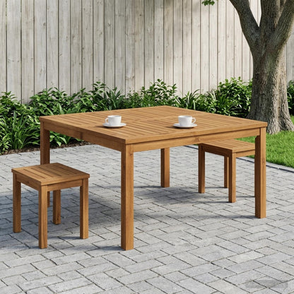 vidaXL Coffee Table Natural 100 x 100.5 x 45 cm Solid Acacia Wood