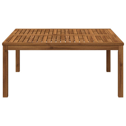 vidaXL Coffee Table Natural 98 x 100.5 x 45 cm Solid Acacia Wood