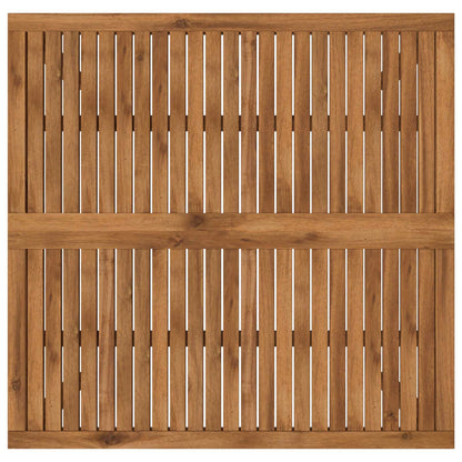 vidaXL Coffee Table Natural 98 x 100.5 x 45 cm Solid Acacia Wood