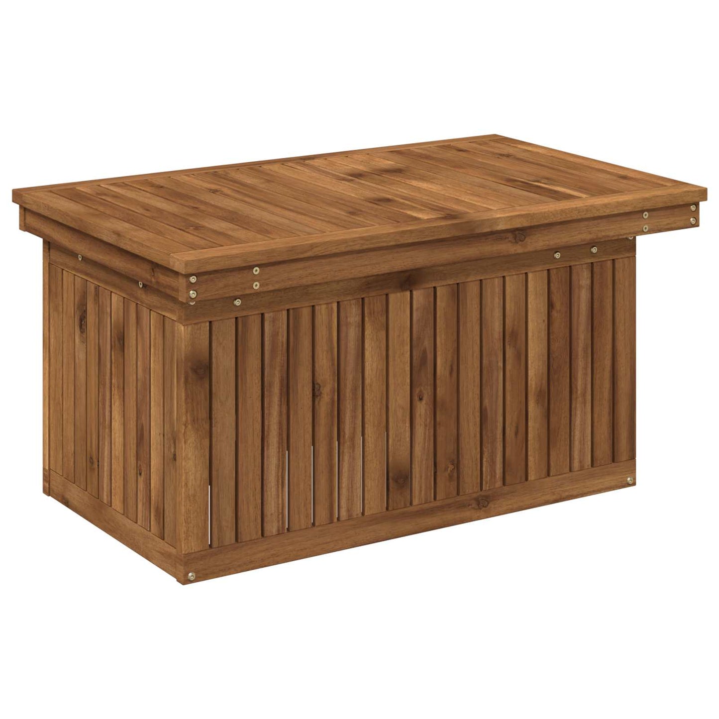 vidaXL Garden Coffee Table Solid Acacia Wood Height Adjustable Natural