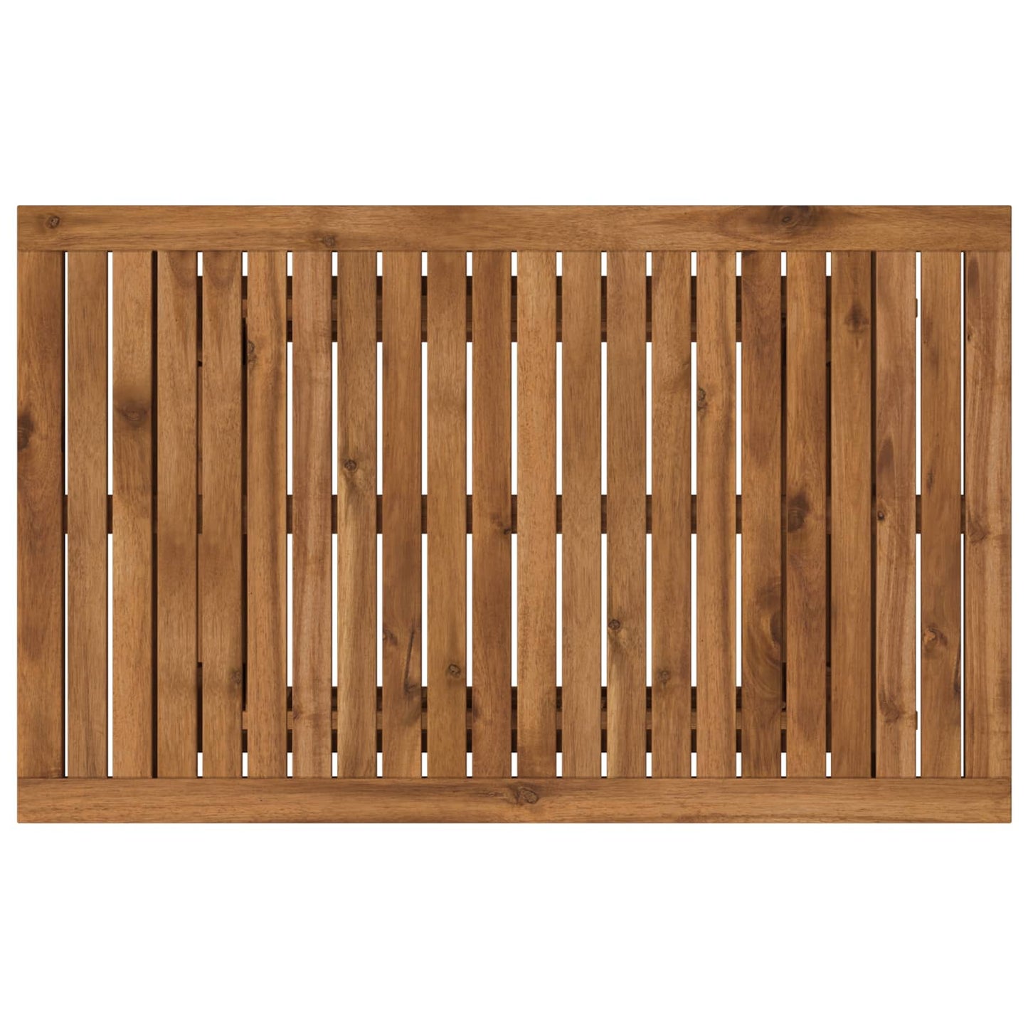 vidaXL Garden Coffee Table Solid Acacia Wood Height Adjustable Natural