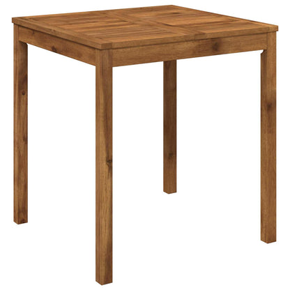 vidaXL Garden Dinner Table Natural 70 x 68.5 x 75 cm Solid Acacia Wood