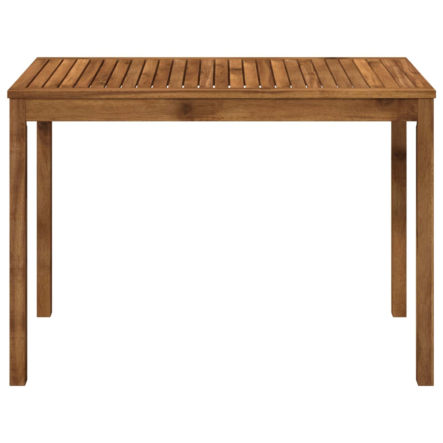 vidaXL Garden Dinner Table Natural 108.5 x 55 x 75 cm