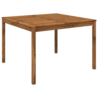 vidaXL Garden Dinner Table Natural 110 x 108.5 x 75 cm