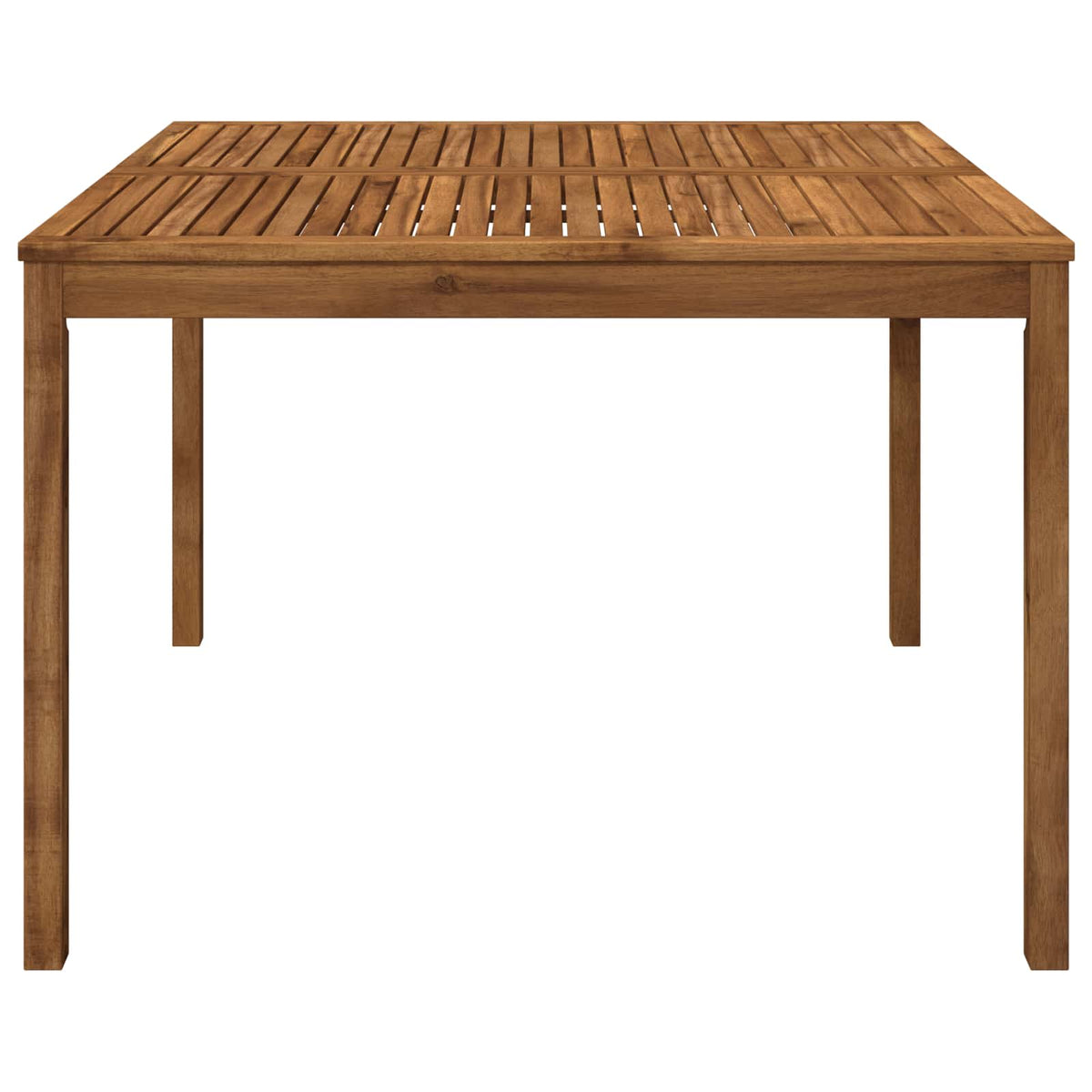 vidaXL Garden Dinner Table Natural 110 x 108.5 x 75 cm