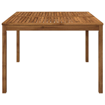 vidaXL Garden Dinner Table Natural 110 x 108.5 x 75 cm