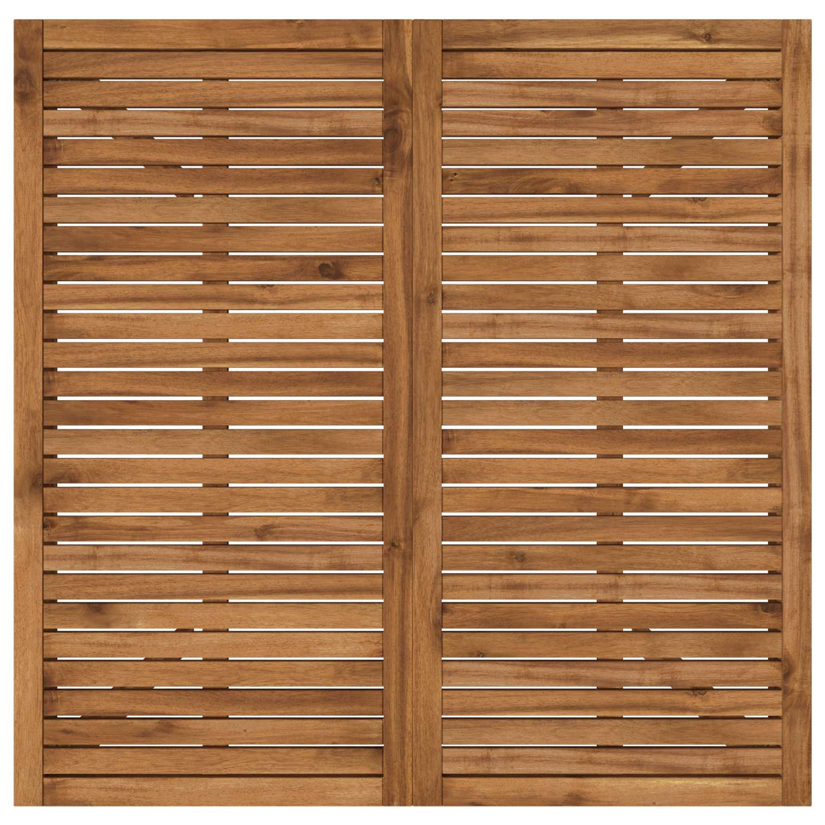 vidaXL Garden Dinner Table Natural 110 x 108.5 x 75 cm