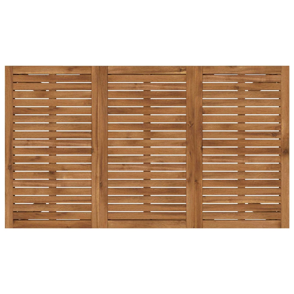 vidaXL Garden Dinner Table Natural 141 x 80.5 x 75 cm