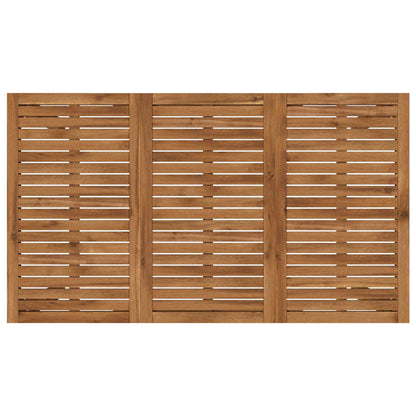vidaXL Garden Dinner Table Natural 141 x 80.5 x 75 cm