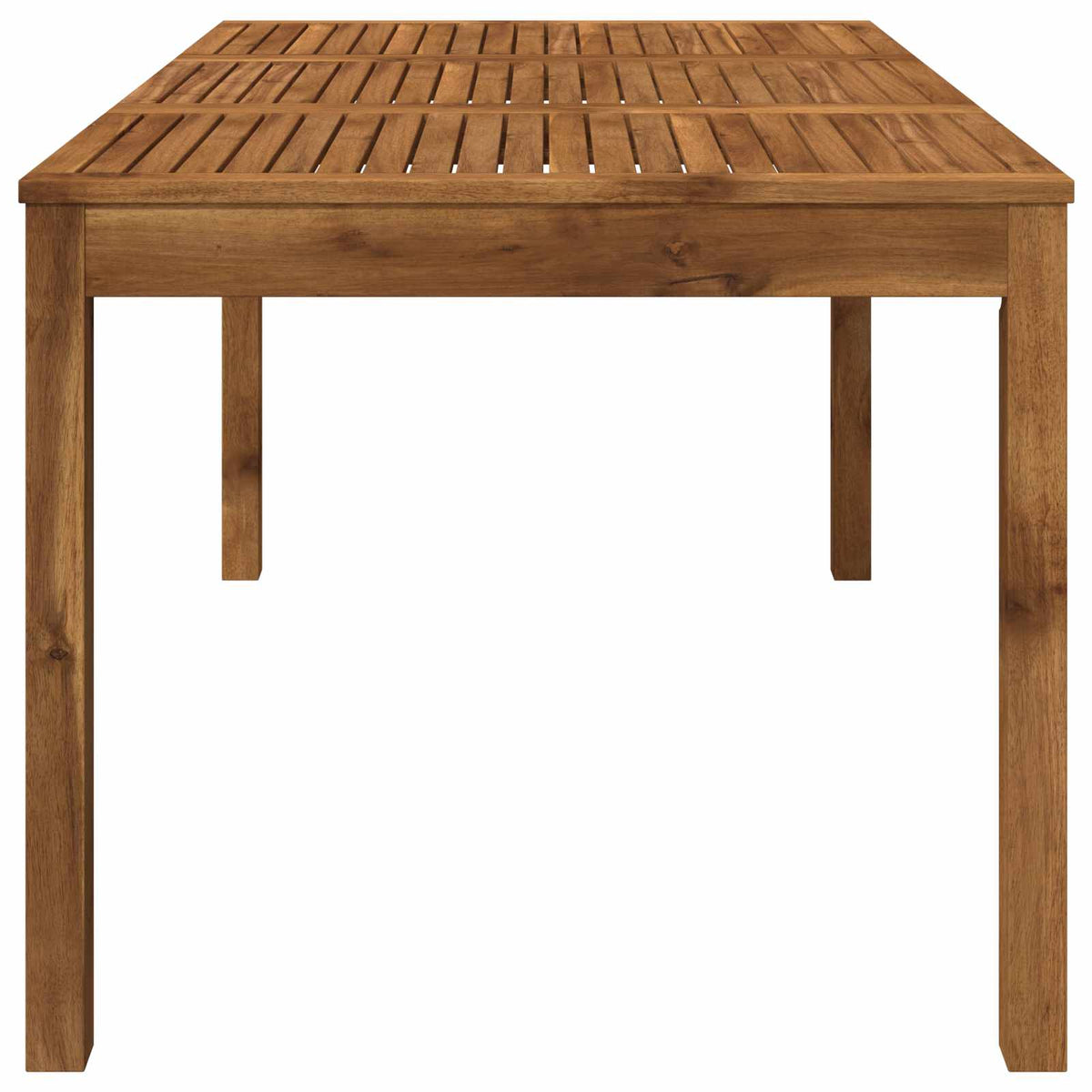 vidaXL Garden Dinner Table Natural 147 x 88.5 x 75 cm