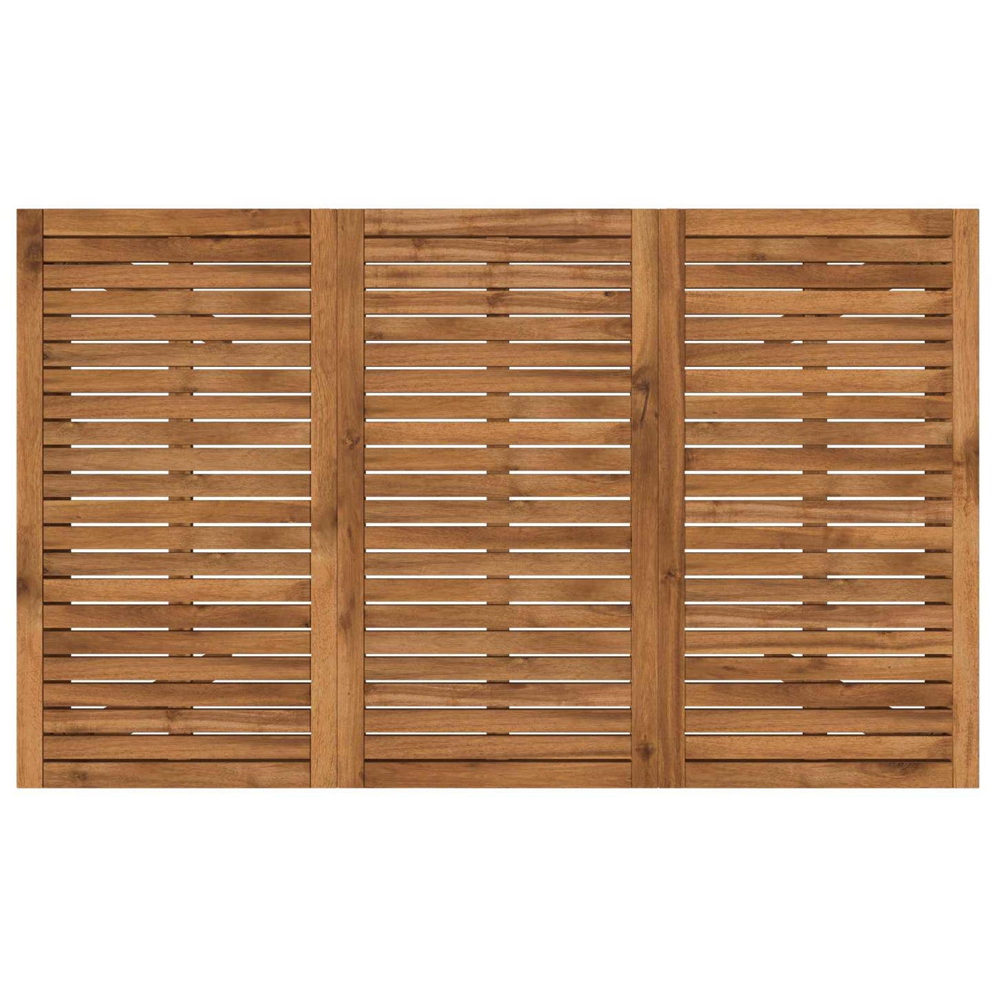 vidaXL Garden Dinner Table Natural 147 x 88.5 x 75 cm