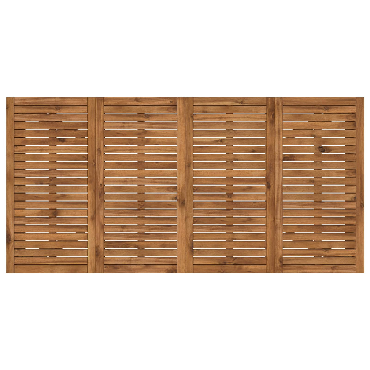 vidaXL Garden Dinner Table Natural 180 x 88.5 x 75 cm
