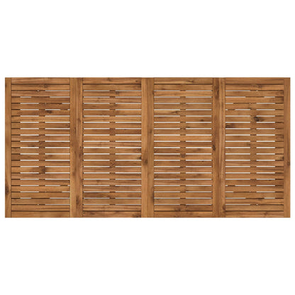 vidaXL Garden Dinner Table Natural 180 x 88.5 x 75 cm
