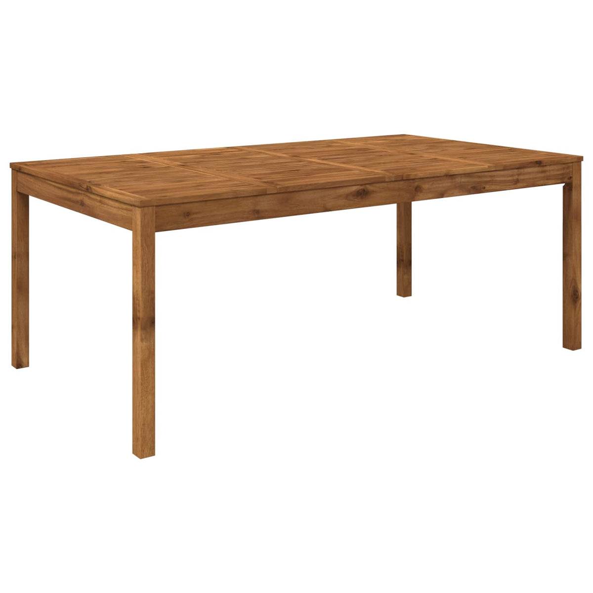 vidaXL Garden Dinner Table Natural 196 x 100.5 x 75 cm