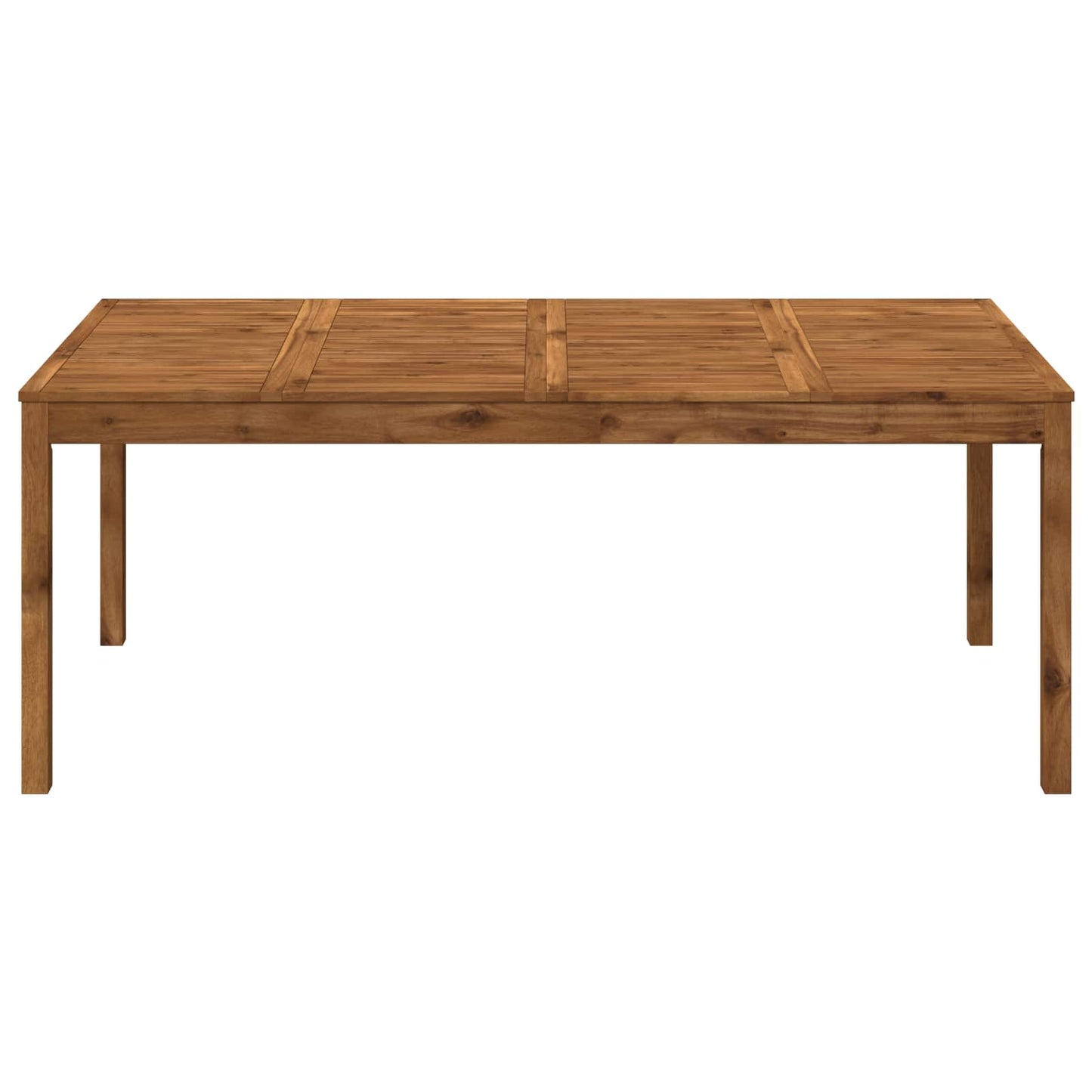 vidaXL Garden Dinner Table Natural 196 x 100.5 x 75 cm