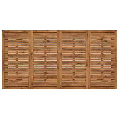 vidaXL Garden Dinner Table Natural 196 x 100.5 x 75 cm