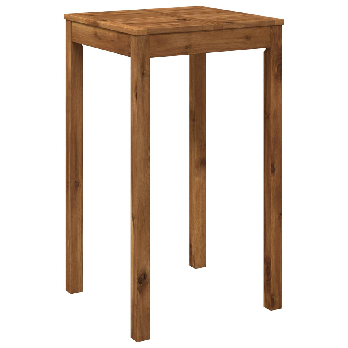 vidaXL Garden Bar Table Natural 60 x 60.5 x 105 cm Solid Acacia Wood