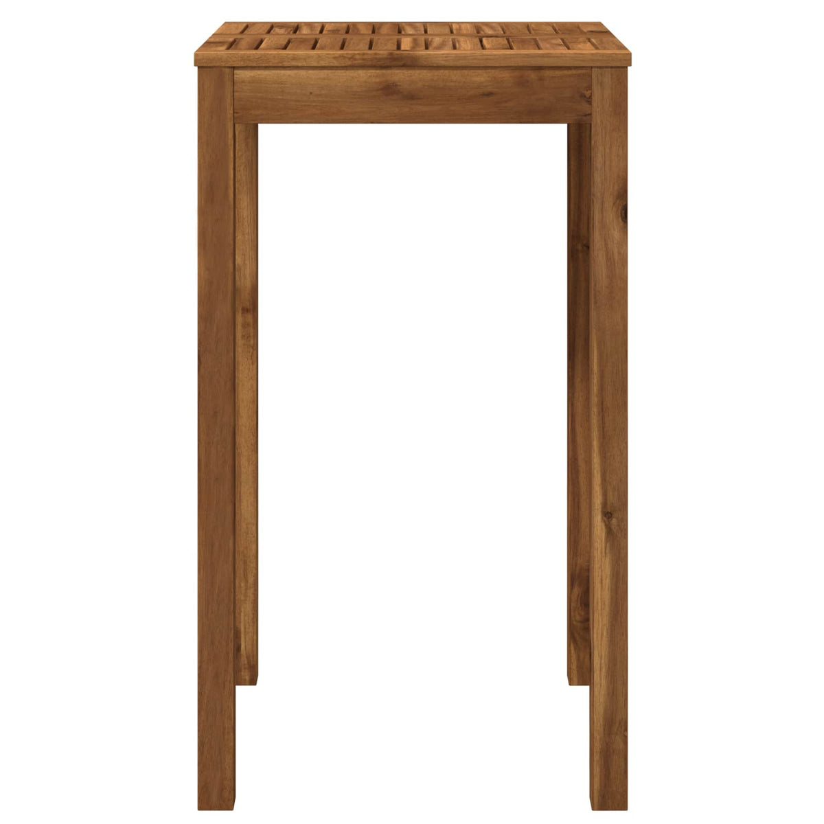 vidaXL Garden Bar Table Natural 60 x 60.5 x 105 cm Solid Acacia Wood