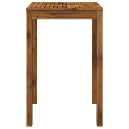 vidaXL Garden Bar Table Natural 70 x 68.5 x 105 cm Solid Acacia Wood