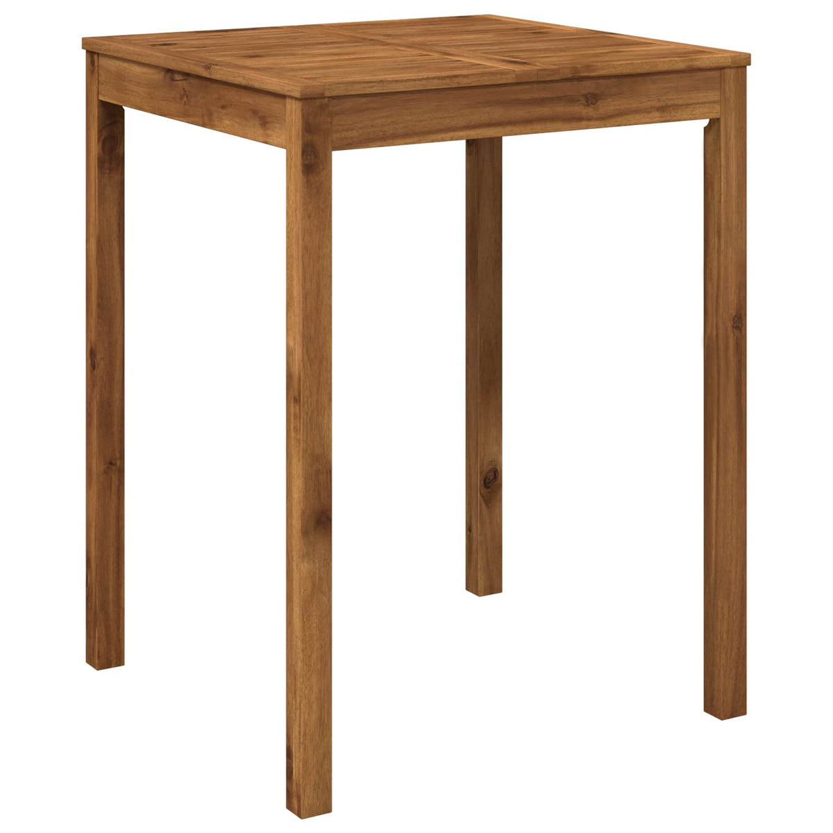 vidaXL Garden Bar Table Natural 80 x 80.5 x 105 cm Solid Acacia Wood