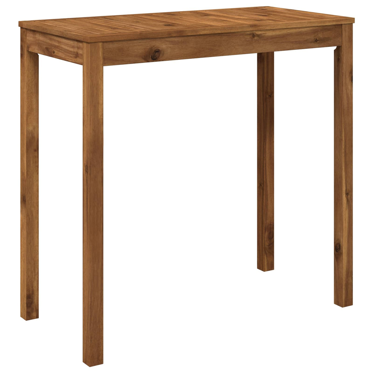 vidaXL Garden Bar Table Natural 108.5 x 55 x 105 cm Solid Acacia Wood