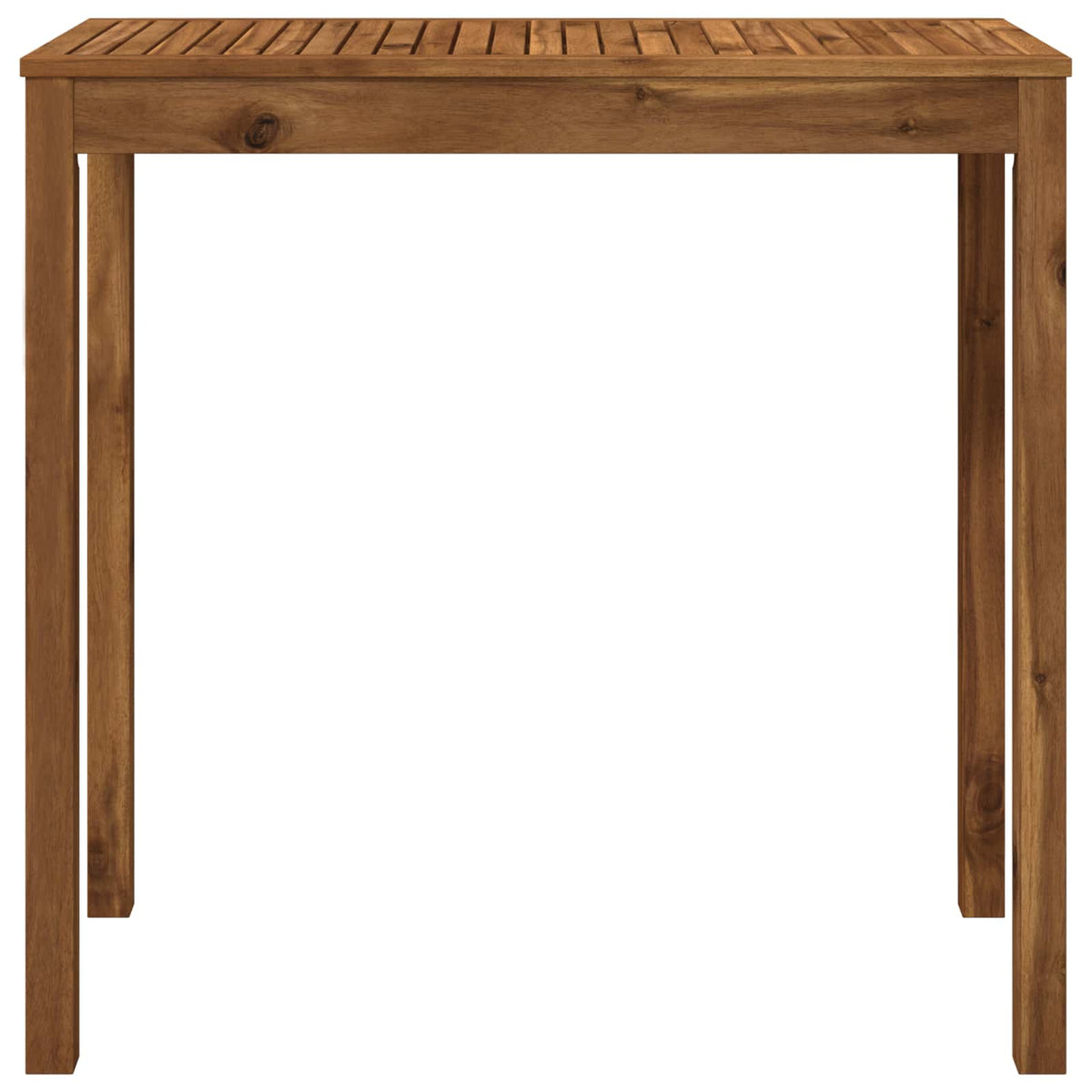 vidaXL Garden Bar Table Natural 108.5 x 55 x 105 cm Solid Acacia Wood