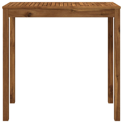 vidaXL Garden Bar Table Natural 108.5 x 55 x 105 cm Solid Acacia Wood