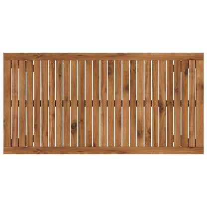 vidaXL Garden Bar Table Natural 108.5 x 55 x 105 cm Solid Acacia Wood