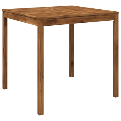 vidaXL Garden Bar Table Natural 110 x 108.5 x 105 cm Solid Acacia Wood