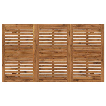 vidaXL Garden Bar Table Natural 141 x 80.5 x 105 cm Solid Acacia Wood