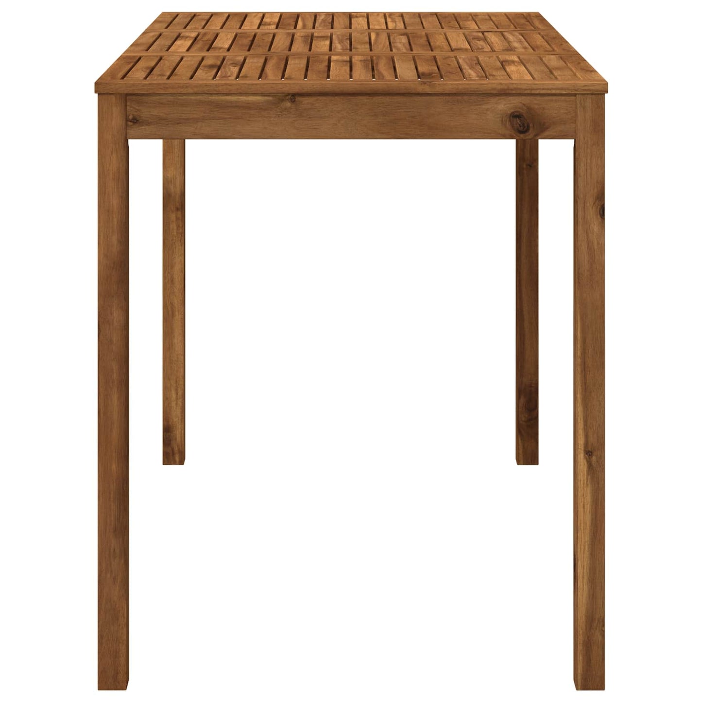 vidaXL Garden Bar Table Natural 147 x 88.5 x 105 cm Solid Acacia Wood