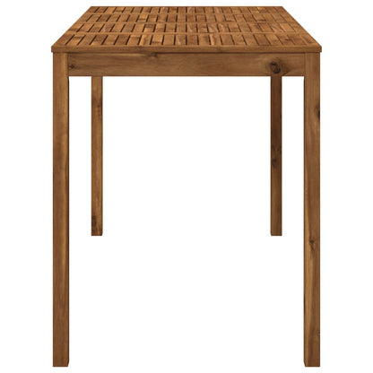 vidaXL Garden Bar Table Natural 180 x 88.5 x 105 cm Solid Acacia Wood