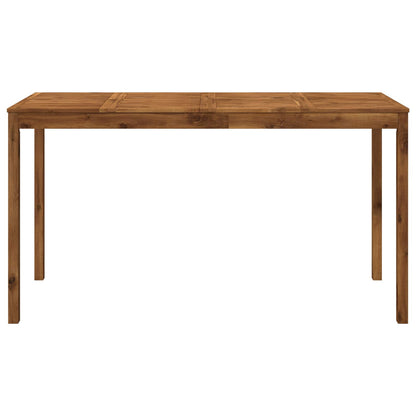 vidaXL Garden Bar Table Natural 196 x 80.5 x 105 cm Solid Acacia Wood