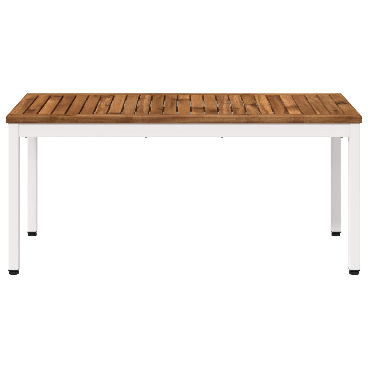 vidaXL Coffee Table Natural and White 50 x 100.5 x 45 cm