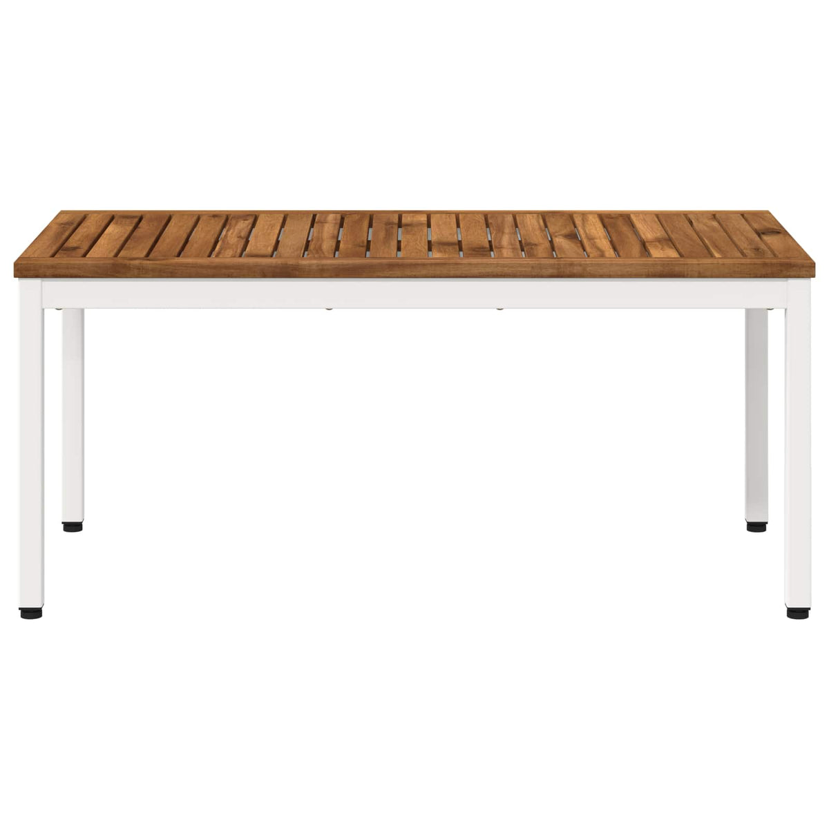 vidaXL Coffee Table Natural and White 49 x 100.5 x 45 cm