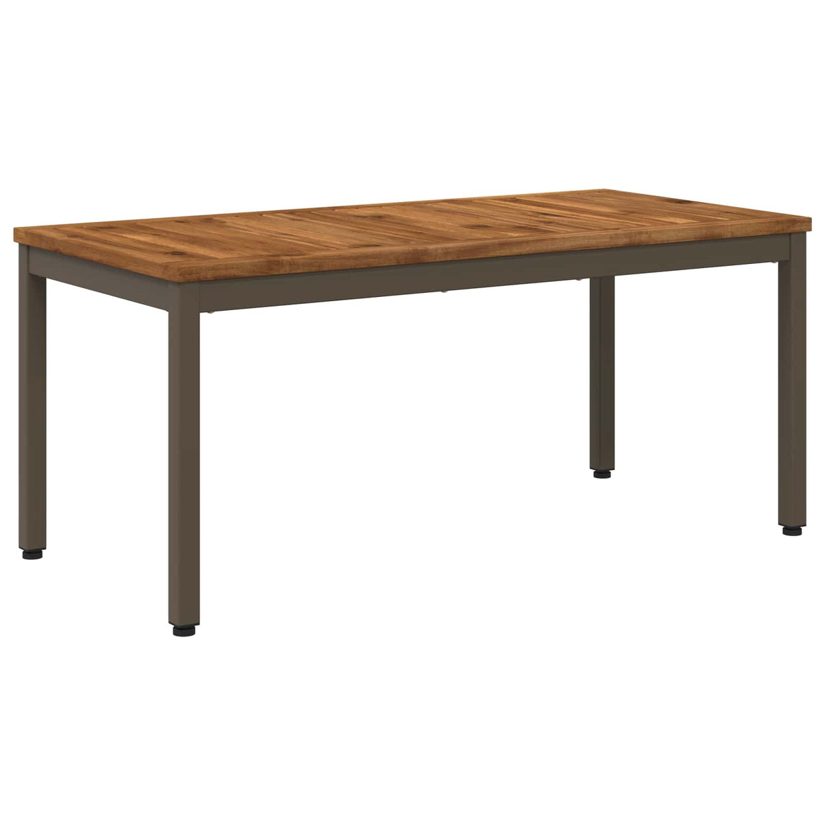 vidaXL Coffee Table Natural and Coffee 49 x 100.5 x 45 cm