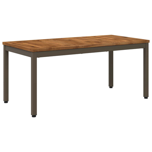 vidaXL Coffee Table Natural and Coffee 49 x 100.5 x 45 cm