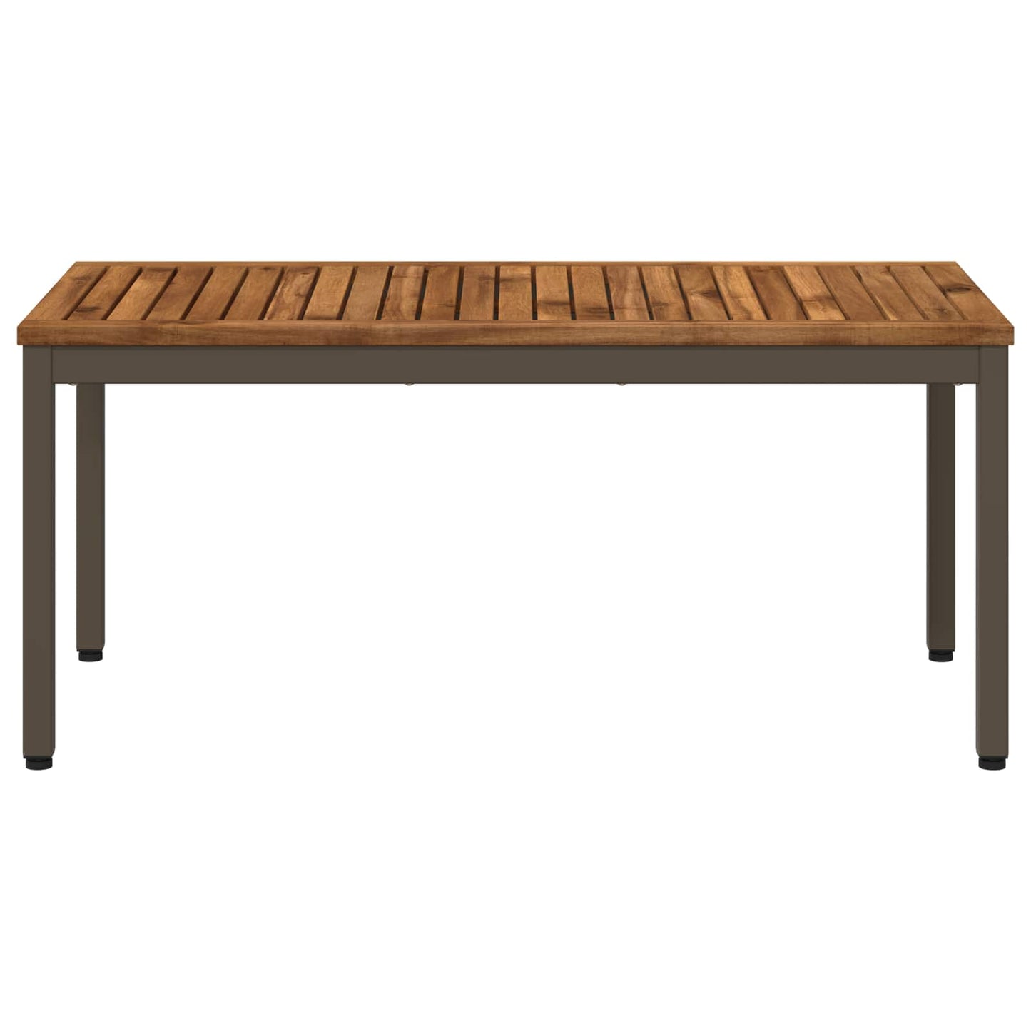 vidaXL Coffee Table Natural and Coffee 50 x 100.5 x 45 cm