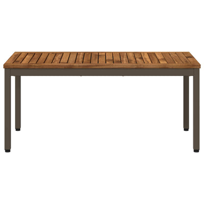 vidaXL Coffee Table Natural and Coffee 49 x 100.5 x 45 cm