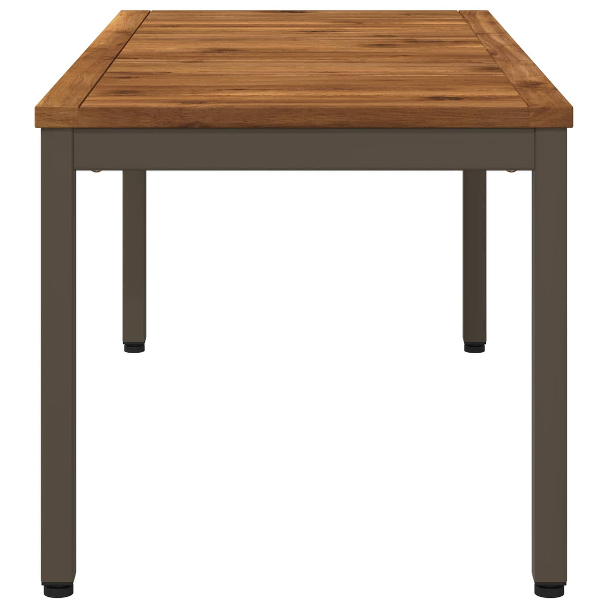 vidaXL Coffee Table Natural and Coffee 49 x 100.5 x 45 cm