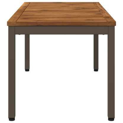 vidaXL Coffee Table Natural and Coffee 49 x 100.5 x 45 cm