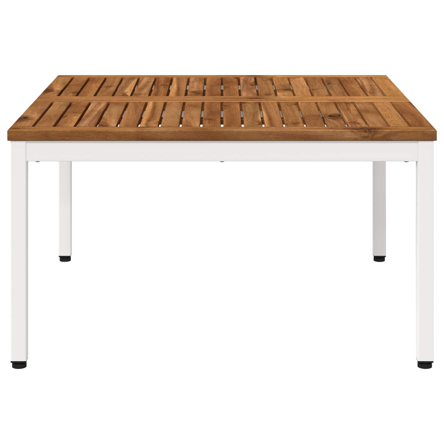 vidaXL Coffee Table Natural and White 80 x 80.5 x 45 cm