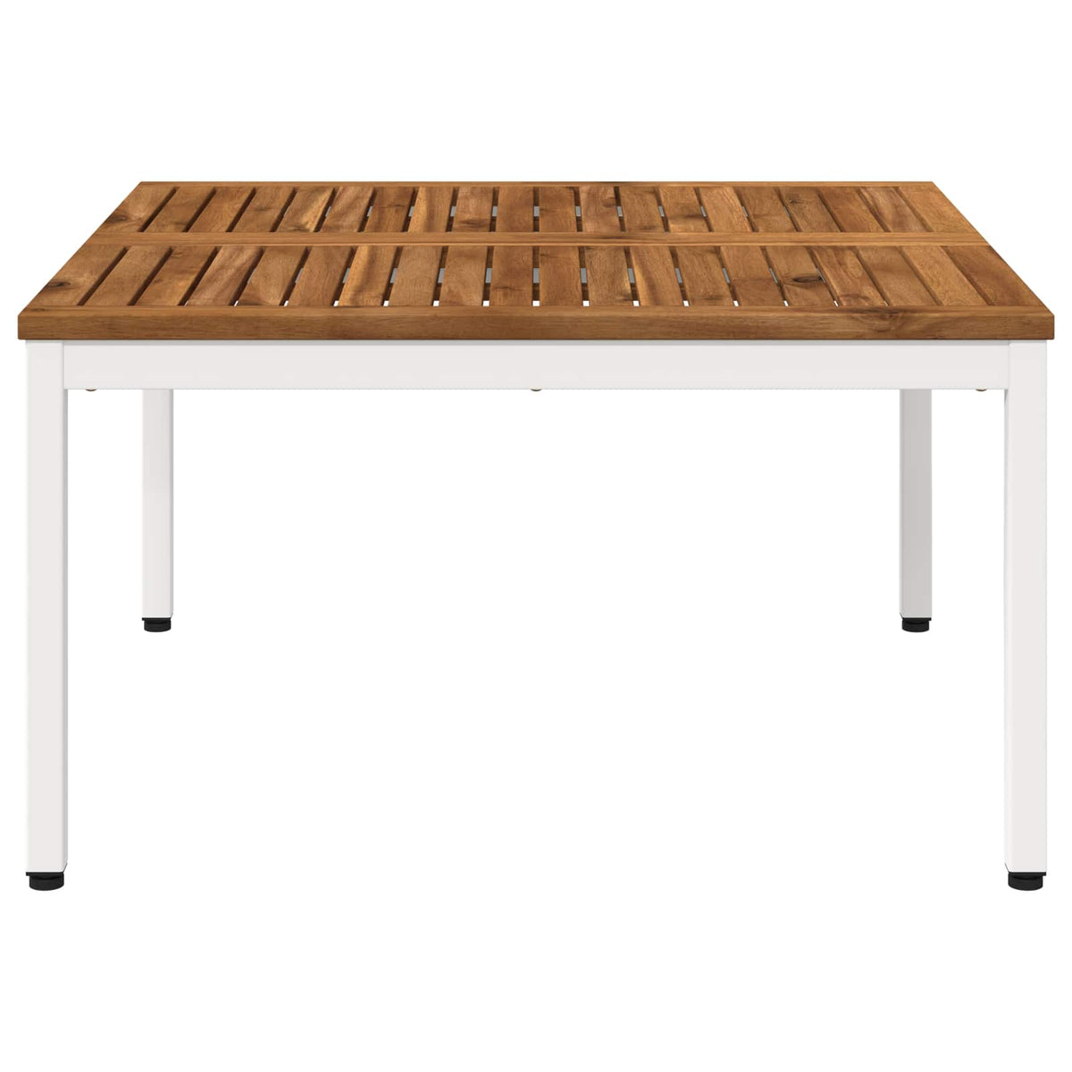 vidaXL Coffee Table Natural and White 80 x 80.5 x 45 cm