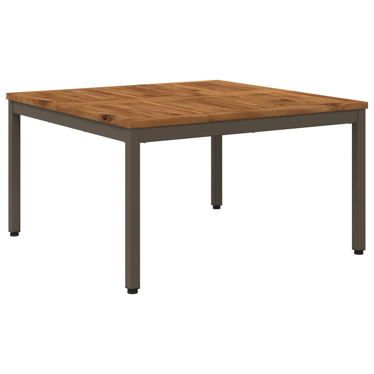vidaXL Coffee Table Natural and Coffee 80 x 80.5 x 45 cm