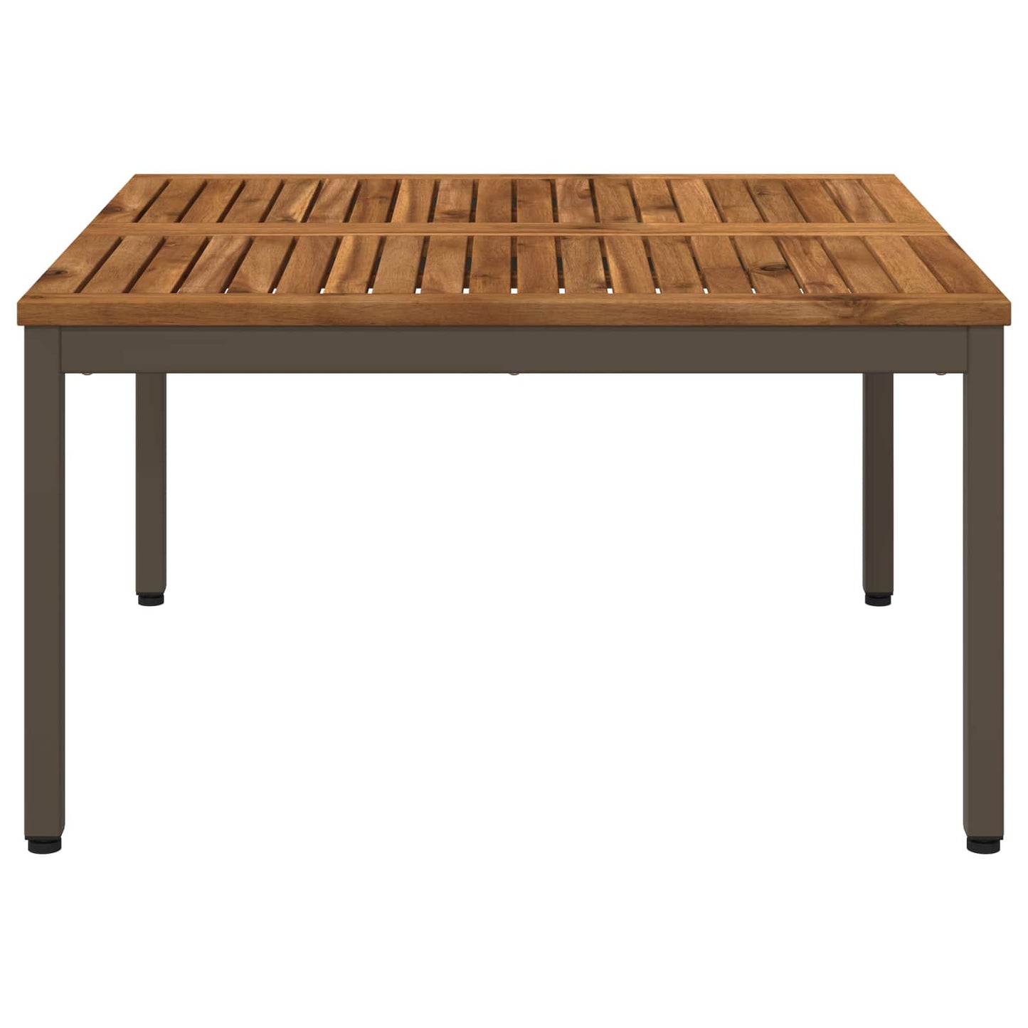 vidaXL Coffee Table Natural and Coffee 80 x 80.5 x 45 cm