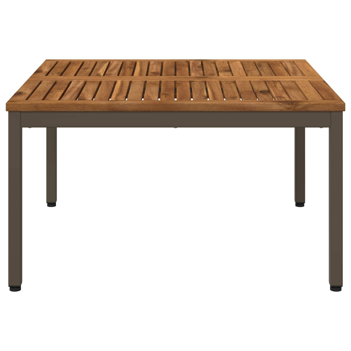 vidaXL Coffee Table Natural and Coffee 80 x 80.5 x 45 cm