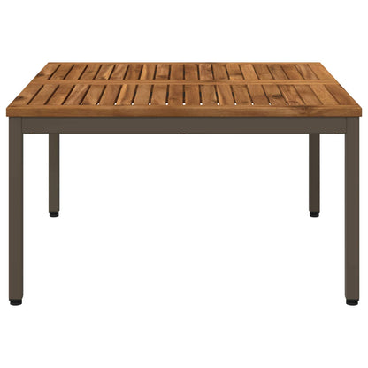 vidaXL Coffee Table Natural and Coffee 80 x 80.5 x 45 cm