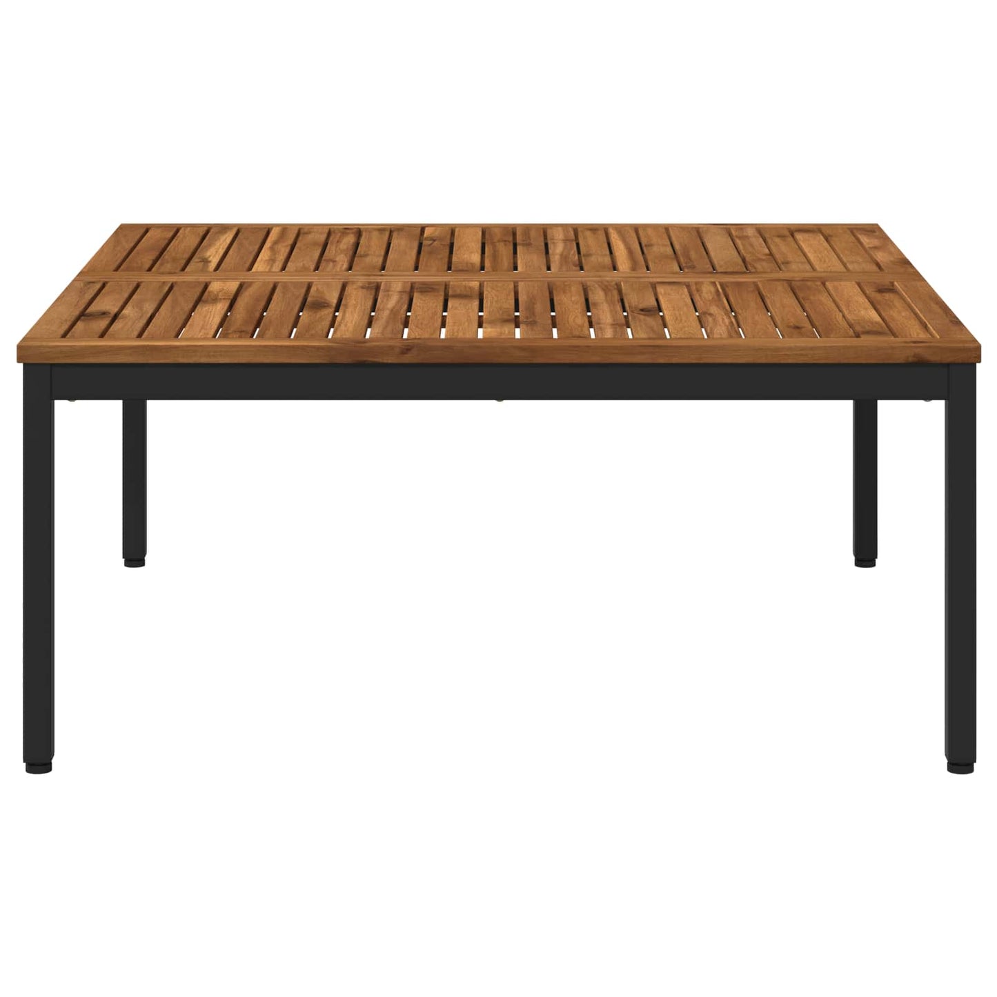 vidaXL Coffee Table Natural and Black 100 x 100.5 x 45 cm
